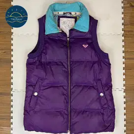 Roxy Quiksilver Puffer Vest - Limited Edition Purple Blue