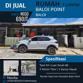 1unit Rumah Siap Huni Komplek Baloi Point.