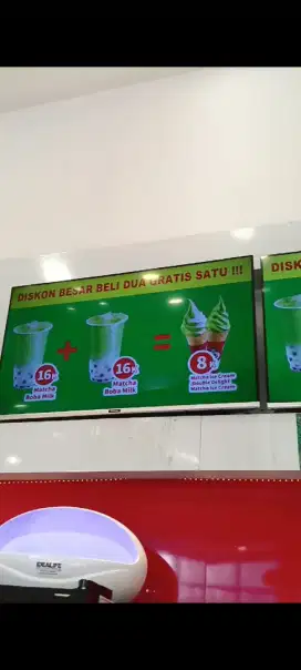 Perlengkapan usaha ex mixue