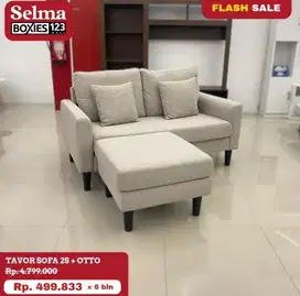 Sofa L ruNgan tamu tavor