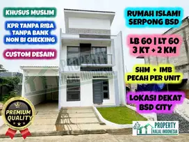 Rumah Islami Modern Serpong Dekat BSD CITY SHM IMB Pecah KPR Developer