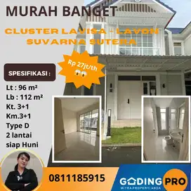 Disewakan Cluster Lavisa Type D Lavon Suvarna Sutera Cikupa Tangerang