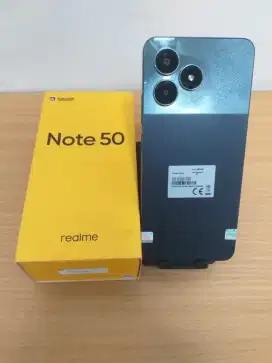 REALME NOTE 50 4/64 SECOND GARANSI LIKENEW GRADE A BUKAN REFURBHISED
