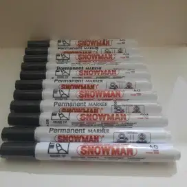 Spidol Permanent Marker Snowman G-12 (per pcs)