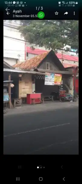 Dijual Rumah Hitung Tanah cocok untuk Usaha atau ruko