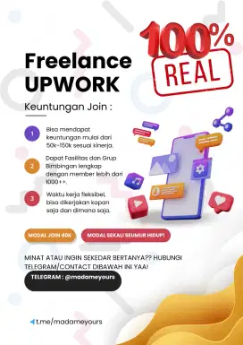 LOWONGAN KERJA FREELANCE UPWORK
