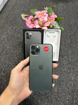 Iphone 11Pro 64Gb Mulus Nominus Fullset Bergaransi Menerima Tt