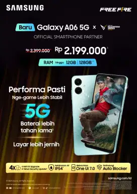 samsung galaxy a06 5g ram 12/128 cashback 300rb