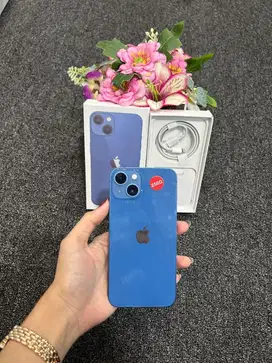 Iphone 13 Blue 256Gb Mulus Nominus Fullset Bergaransi Menerima Tt