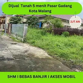 Dijual Tanah Dekat Pasar Gadang Kota Malang