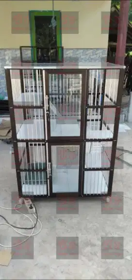 Kandang kucing aluminium
