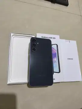 Samsung a55 12/256 garansi resmi ada dent