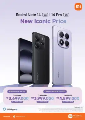 XIAOMI CASHBACK REDMI NOTE 14 SERIES