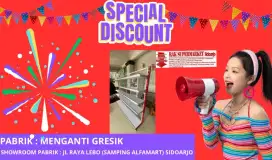 Rak minimarket gondola