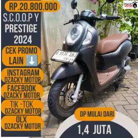 ALL NEW SCOOPY PRESTIGE 2024 SECOND LIKE NEW