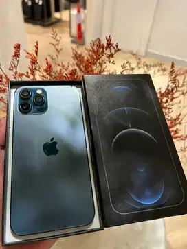 iphone 12 pro max 128gb elegan fullset biru