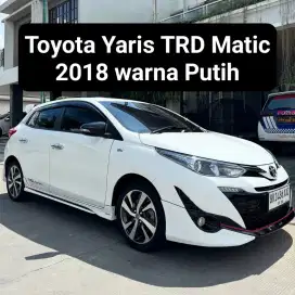 Toyota Yaris TRD Matic 2018 warna Putih