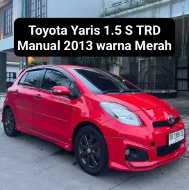 Toyota Yaris 1.5 S TRD Manual 2013 warna Merah