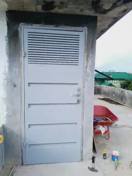 Pintu plat besi indoor / outdoor