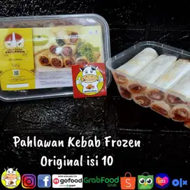 PAHLAWAN KEBAB FROZEN RASA ORIGINAL - FROZEN FOOD - BRONTZ JOGJA