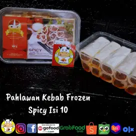 PAHLAWAN KEBAB FROZEN RASA SPICY - FROZEN FOOD - BRONTZ JOGJA