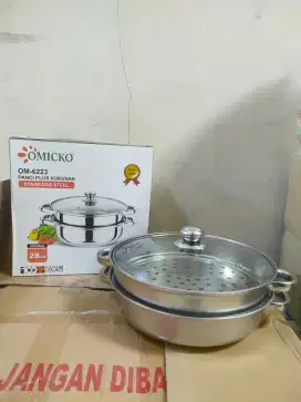 Panci Dimsum / Panci Kukus 2 Susun 28CM