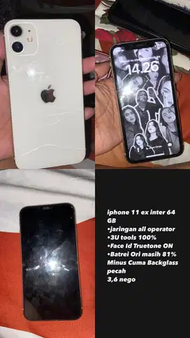 jual iphone 11 64gb ex inter