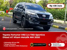 [KICK SENSOR] Toyota Fortuner VRZ 2.4 TRD AT Hitam Metalik 2020/2021