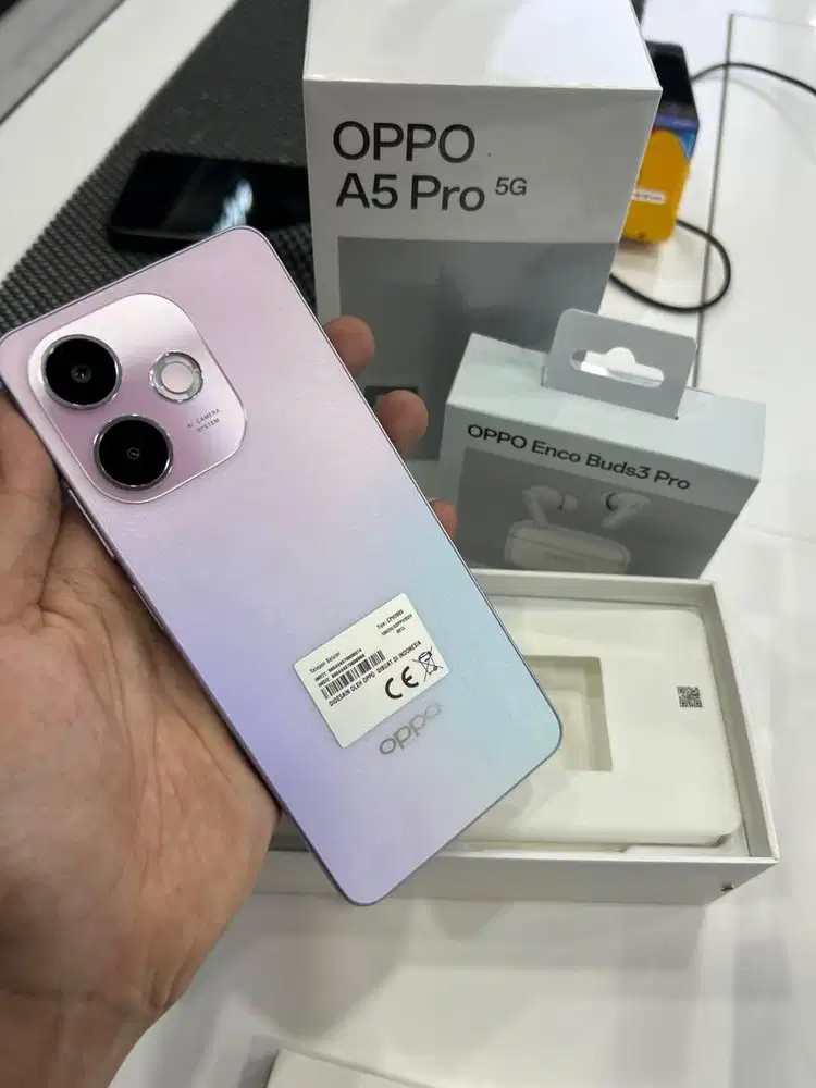 OPPO A5Pro 5G 8/256 GB garansi resmi barang baru bisa COD