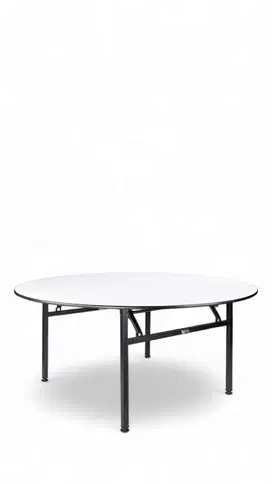Meja Lipat Bundar IBM Melaminto + HPL