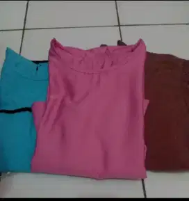 Jual 3 pcs baju atasan wanita