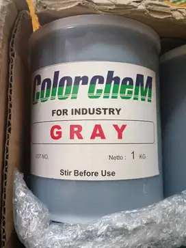 Cat pigmen warna abu2 merk colorchemor