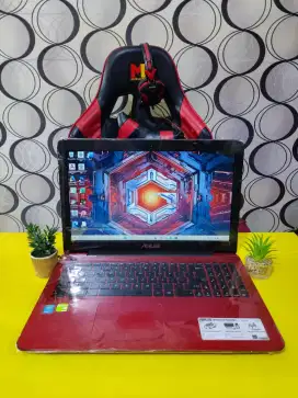 ASUS X555LJ-305 slim Merah Meriah [DUAL VGA + SSD + HDD]