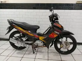 Jupiter Z tahun 2009 lengkap orisinil mesin jos