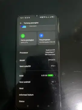 Oppo A77s ram 8