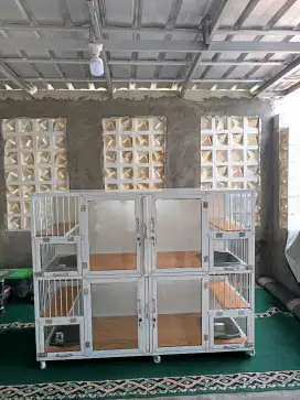Kandang kucing alumunium