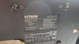 LED tv 24in lengkap STB