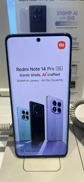 Redmi note 14pro 5G 8/256 baru garansi resmi