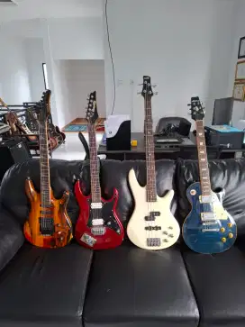 Jual gitar bass segerr original  ibanez gio bass  samick aria pro