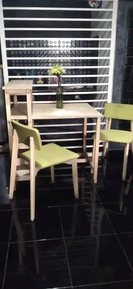dining table +rack 2 chairs informa malaysia