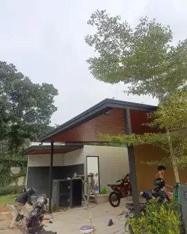 kanopi atap alderon + plafon pvc terbaik bergaransi