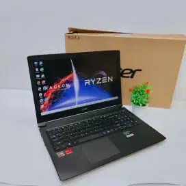Laptop Acer Aspire Ryzen 3 ram 8GB SSD 256GB HDD 500GB Fullset