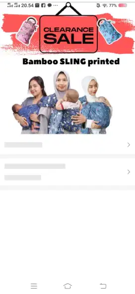 Gendongan ring cuddle me...