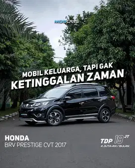 BRV 1.5 E CVT Prestige 2017 - HITAM FREE Garansi Mesin & Transmisi 2th
