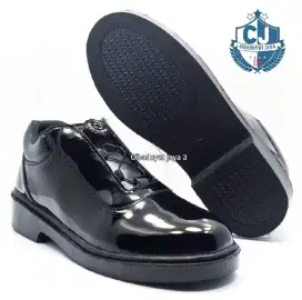 Sepatu PDH Tali Putar Kilap TNI POLRI SECURITY Tali Putar Ginson