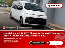 Hyundai Staria 2.2L 2WD Signature 9 Seater Diesel AT Putih 2023/2024