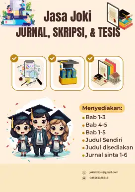Joki skripsi, Tesis. Jurnal
