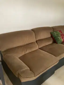 Vintage sofa Wood single seat