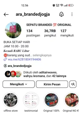 SEPATU ORIGINAL ara_brandedjogja