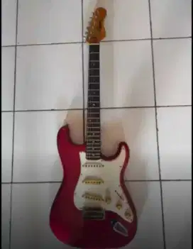 Gitar merk washburn Lyon LA series model strato asli original korea